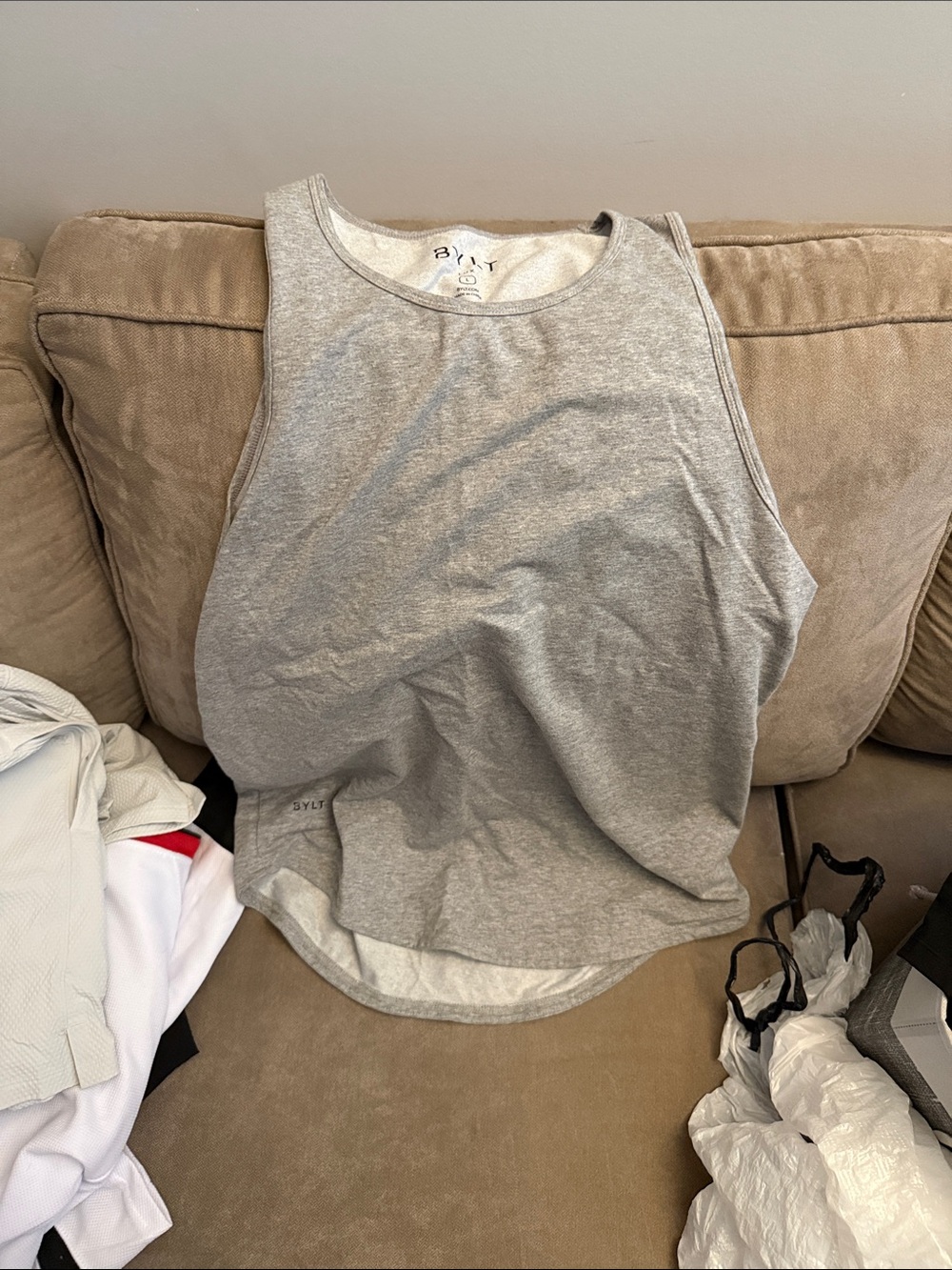 BYLT Basics Light Gray Men's Tank Top